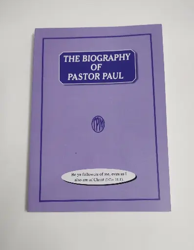 The Biography of Pastor Paul | Christian Doctrine Book