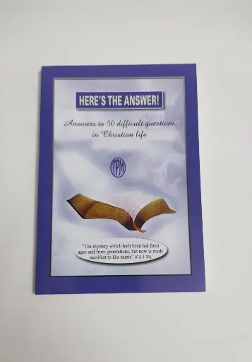 Here's the Answe | Christian Doctrine Book