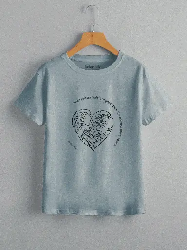Psalms 93:4 | Round Neck t-shirt